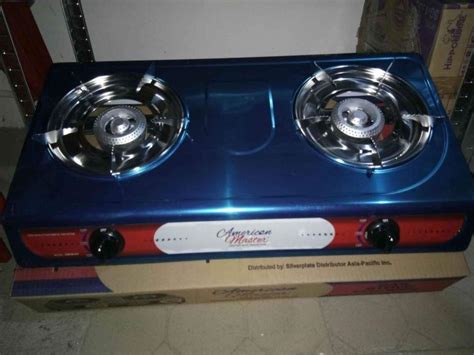 American Master Gas Stove Double Burner Tv And Home Appliances Kitchen