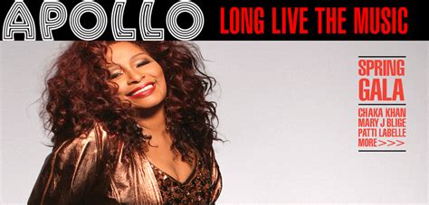 Apollo Theater Inducts Chaka Khan Into Apollo Legends Hall Of Fame At Annual Spring Gala Benefit