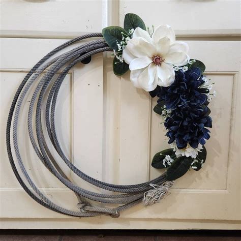 Custom Made To Order Lariat Wreaths Etsy In 2023 Lariat Rope Crafts