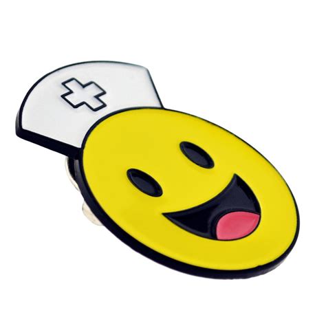 Smiley Face Nurse Pin Pinmart