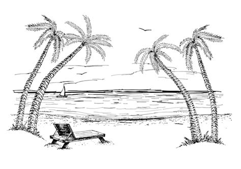 Tekening Strand En Zee englshsitm