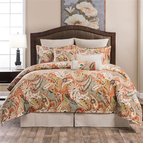 Big save deals bedspreads and comforters sets in cheapest price. Contempo Multicolored Paisley Comforter Bedding