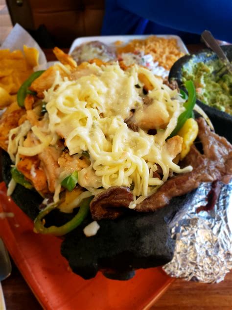 A sign for azteca mexican restaurant has been installed at the old ruby tuesday spot at 9515 diamond centre. I ate Molcajete Azteca Food Recipes | Recipes, Food ...