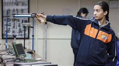 asian shooting championship chinki yadav keeps olympic hope alive after reaching women s 25m