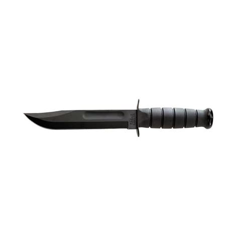 Ka Bar 1213 Black Straight Edge Knife Hard Sheath Steel Hunting Knives