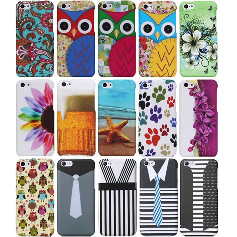 For Apple Iphone 5c Cute Design Hard Rubber Slim Cell Phone Case Cover