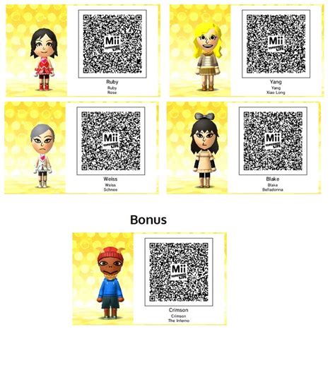 Tomodachi Life Characters Qr Codes My Xxx Hot Girl