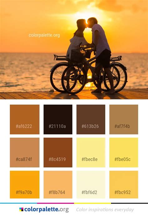 Yellow Sky Sunrise Color Palette