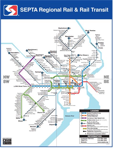 Septa Introduces New Transit Map That Includes Bus Routes Prepares For