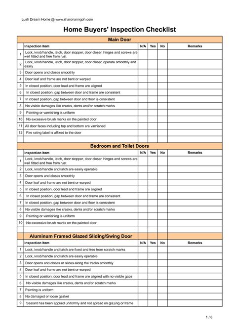 Creating A Home Inspection Checklist Using Microsoft Excel Regarding