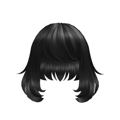 Short Black Fluffy Hair Roblox Wiki Fandom
