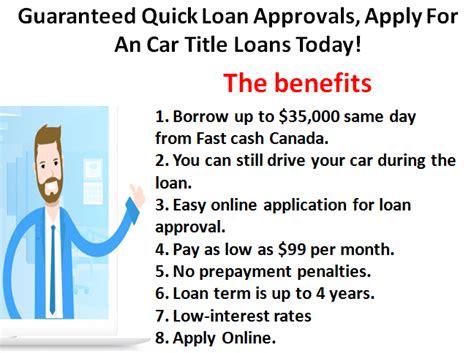 Maybe you would like to learn more about one of these? Get instant cash just apply for Bad Credit Car title loans ...