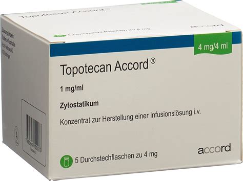 Topotecan Accord Infusionskonzentrat 4mg4ml Durchstechflasche 5 Stück