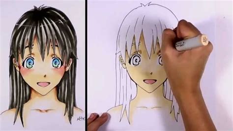 How To Color A Mangaanime Girl Face With Copic Markers