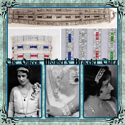 18th August And Todays Tiara Is The Queen Mothers Bracelet Tiara The