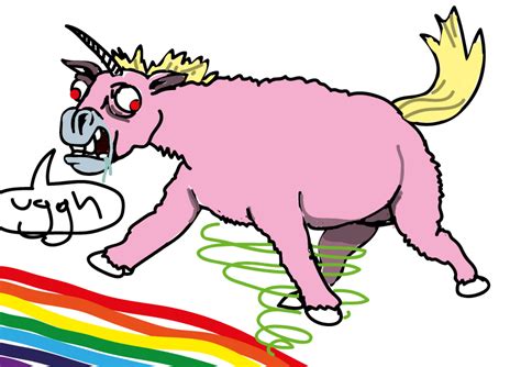 Pink Fluffy Unicorns Dancing On Rainbows By Adeviantman On Deviantart