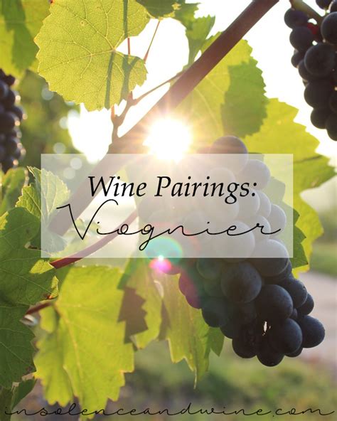 Maybe you would like to learn more about one of these? Food & Wine Pairing: Viognier — insolence + wine