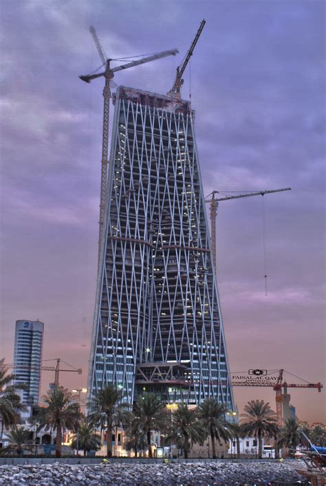 Topped Out Central Bank Of Kuwait Headquarters 45f 240m Office