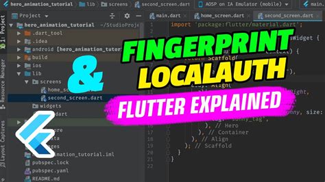 Flutter Local Authentication With Fingerprint And Face Recognition