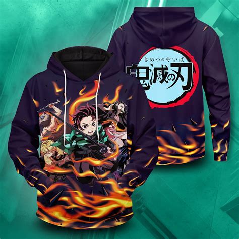 Kimetsu no Yaiba Hoodies - Kimetsu no Yaiba Unisex Pullover Hoodie