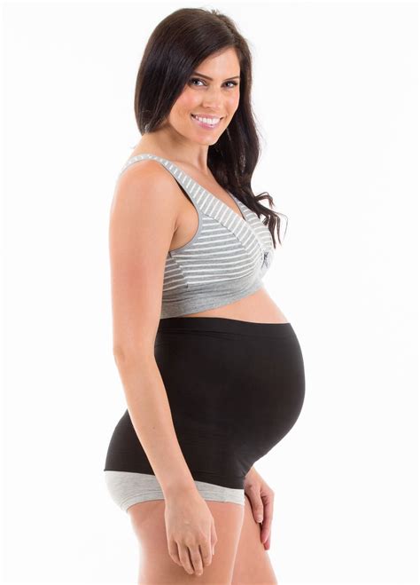 Maternity Support Belly Band In Black By Preggers