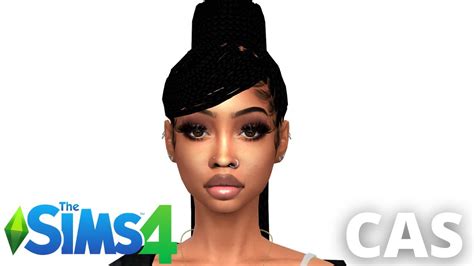 Blasian Baddie L The Sims 4 Create A Sim Youtube