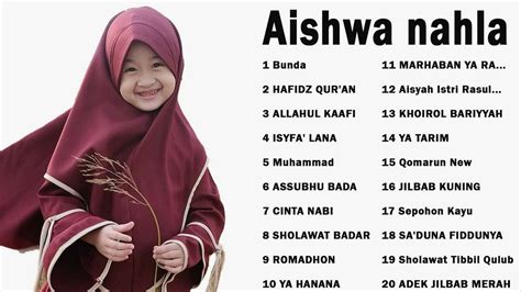 Aishwa Nahla Full Album Sholawat Nabi 2022 💖 20 Lagu Aishwa Nahla