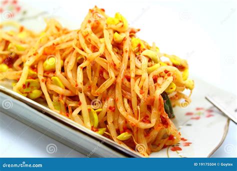 Spicy Sprout Stock Photo Image Of Asia Vegetable Chopstick