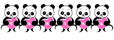 tahira logo name logo generator popstar love panda cartoon soccer america style