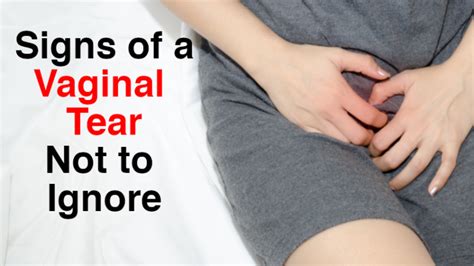 Signs Of A Vaginal Tear Not To Ignore WomenWorking