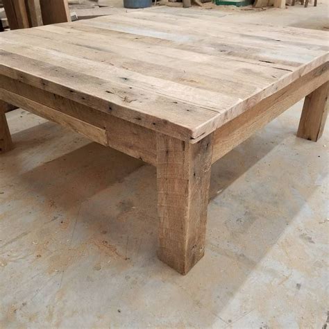 Buy Hand Crafted Reclaimed Barnwood Square Coffee Table With Free