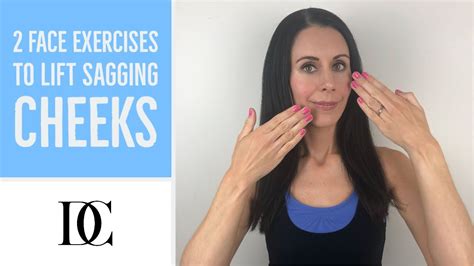 2 Face Exercises To Lift Sagging Cheeks Youtube