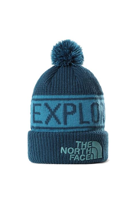 The North Face Retro Tnf Pom Beanie Nf0a3fmp Accessories From Fresh