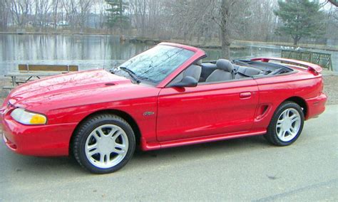 Rio Red 1996 Ford Mustang Gt Convertible Photo Detail