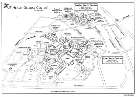 Uthscsa Facilities Management Campus Map