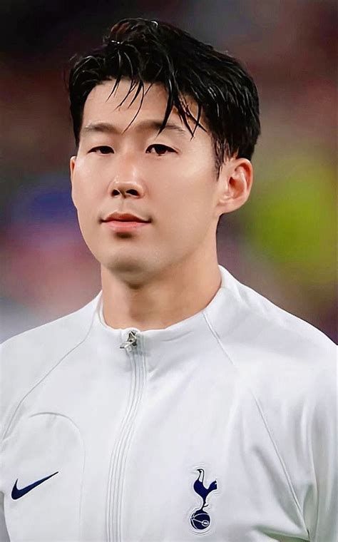 Team 2 Son Love Tottenham Hotspur Asian Men White Man Football