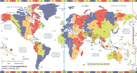 How many different time zones are there in the world? World Time Zone Map - Time Zones of All Countries | World ...