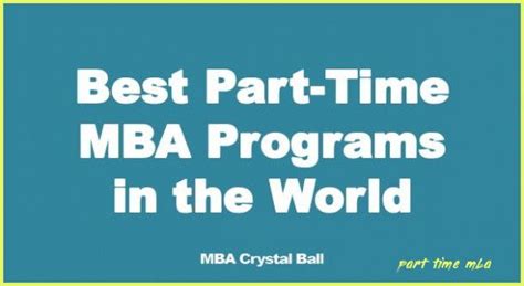 Parttime MBA programs take as little as two years to complete. But