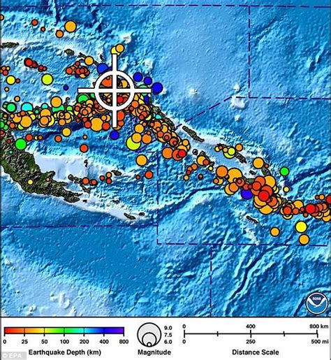 Earthquake Rocks Papua New Guinea And Causes Small Tsunami Daily Mail