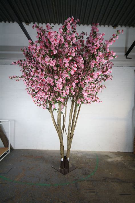 012 Artificial Multi Trunk Cherry Blossom Tree Artificial Cherry