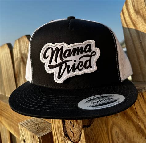 Quick Order Combo Mama Tried Hat Black White Rusty Lids