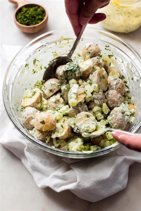 Add the potatoes to a large pot and cover with water. Potato Salad Recipe With Sour Cream : Sour Cream Potato Salad recipe - All recipes Australia NZ ...