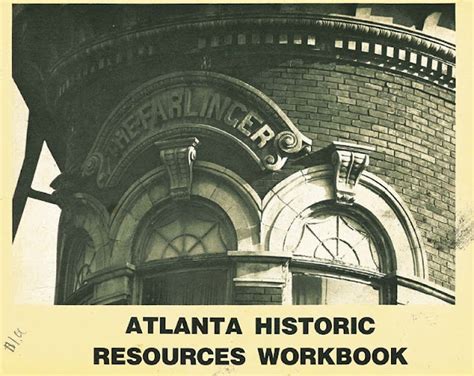 Rag And Bone The Atlanta Historic Resources Workbook