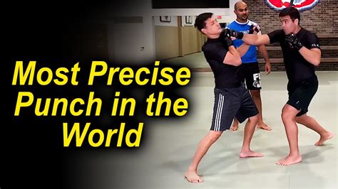The Most Precise Punch In The World Karate Punch By Former Ufc