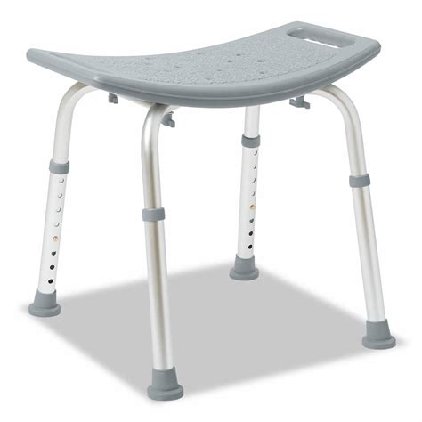 Medline Shower Chair Bath Bench Without Back Supports Up To 250 Lbs