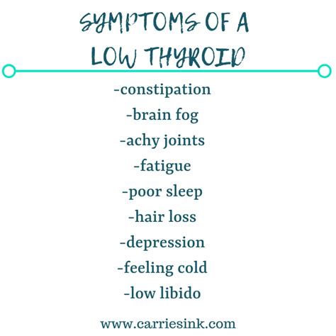 What To Do When You Have Low Thyroid Symptoms Carrie Sink Chhc