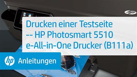 5 jahre garantie + 22,68 eur gespart zum originalpreis. Drucken einer Testseite -- HP Photosmart 5510 e-All-in-One ...