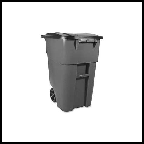 Rubbermaid 9w27 Brute® Rollout 50 Gallon Large Mobile Container Grey