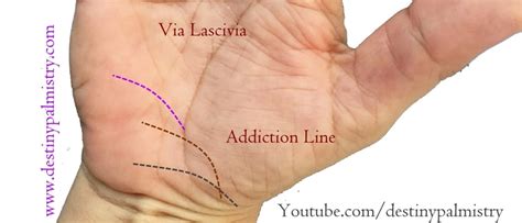 Via Lascivia Addiction Or Escape Line On The Palm Destiny Palmistry