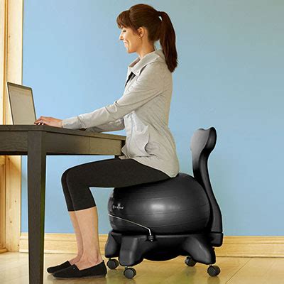 Exercise Ball Office Chair Get Active At Your Desk Exercise Ball